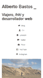 Mobile Screenshot of albertobastos.info